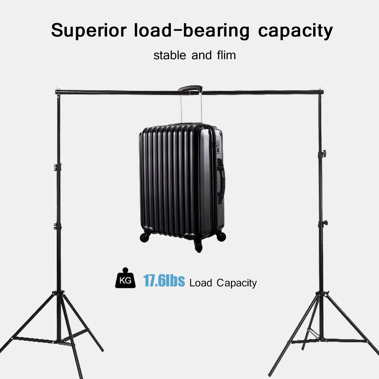 Photography Studio Backdrop Stand Photo Video Studio Background Stand Backdrop Support System Kit Scenery Shelf Frame Light Kit