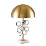 Light Luxury Creative Crystal Table Lamp Colorful Crystal Transparent Bedroom Study Table Lamp Postmodern Table Lamp Room Decor