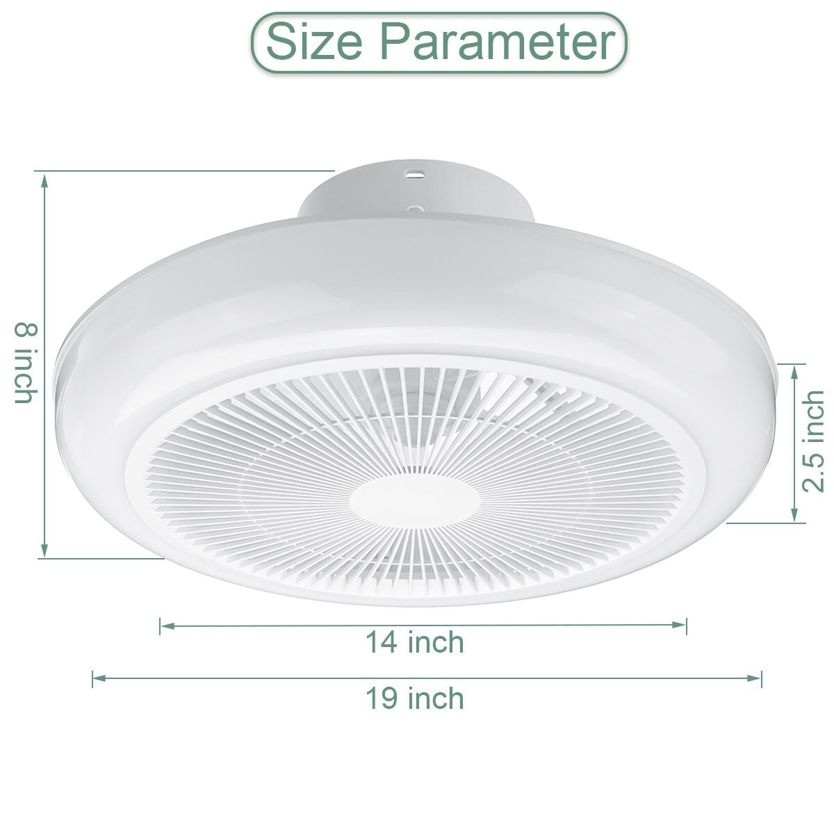 Ceiling Fan With Led Light And Romote Control Electric Fan Silent Fan 18 Inch Fans Bedroom Decoration Lamp For Home 110V/220V