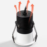 Mini Anti-Glare LED Spotlight - 35mm & 55mm Dimmable COB Ceiling Light
