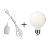 EU US Plug 1.8m Power Cord Cables E27 Lamp Base Holder With Switch Wire For Pendant Led Bulbs Fixture Hang lamp Suspension Socket