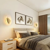 Modern LED Wall Lamp Crystal Art Glass Wall Light Bedside Sconce for BedroomBackground Aisle Stairs Patio Decor Lighting Fixture