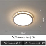 Modern Led Ceiling Lamps Luxury Home Decoration Crystal Lamp Indoor Bedroom Dining Living Room Gold Lusters' Lighting Fixtures