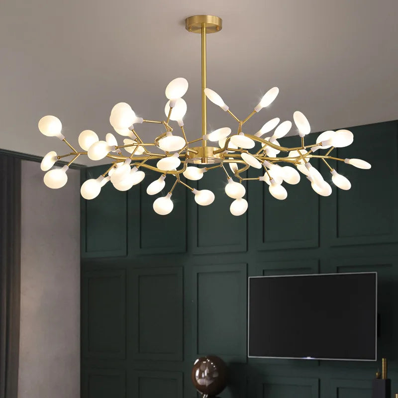 Modern LED Chandeliers for Living Dining Room Firefly Hanging Ceiling Lights Home Indoor Decor Luxury LED Suspension Lighting