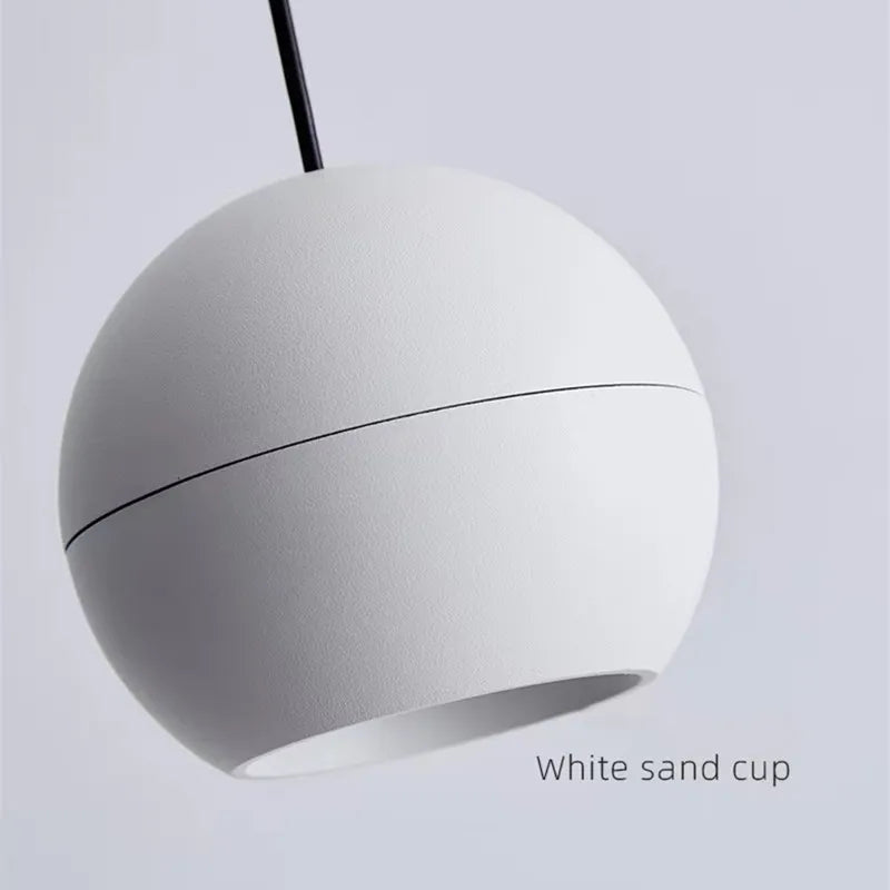 Modern Bedroom Bedside LED Chandelier Living Room TV Wall Decoration LED Chandelier Round Light Bar Chandelier AC110V/220V