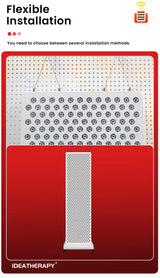 Red Light Therapy RLPro1000 630,650,660, 670, 810, 830, 850,1060nm light Touch Screen Red Light Therapy panel Large Near infrared light with stand