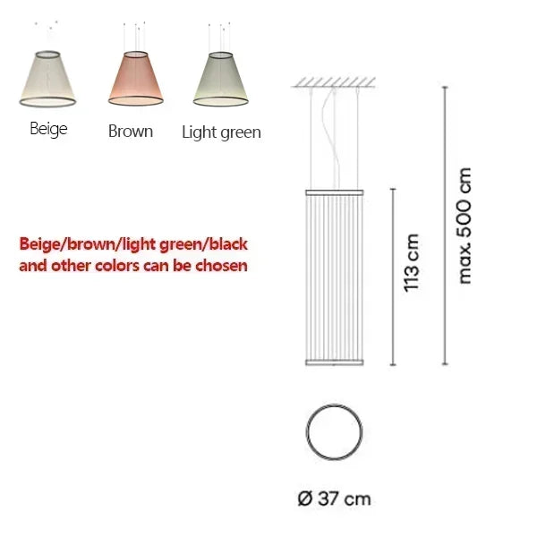 Nordic Lamp Designer Spanish Tassel Circle Chandelier Luxury Pendant Lamp Restaurant Villa Living Room Staircase Home Decor LED