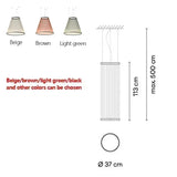 Nordic Lamp Designer Spanish Tassel Circle Chandelier Luxury Pendant Lamp Restaurant Villa Living Room Staircase Home Decor LED