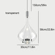 Nordic Restaurant Designer Glass Pendant Light Simple Creative Coffee Hall Background Decor Lamps Living Room Bedroom Droplight