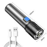 395NM UV Flashlight Rechargeable Ultraviolet Torch Pet Urine Scorpion Detector UV Lamp Anti-counterfeiting Bill Seal Detector