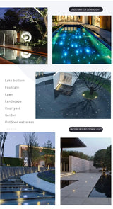 Mini LED 12V Deck Light Recessed Outdoor Led Spot Waterproof IP68 Step Light Garden Path Star Decor DC24V Underground Spotlight