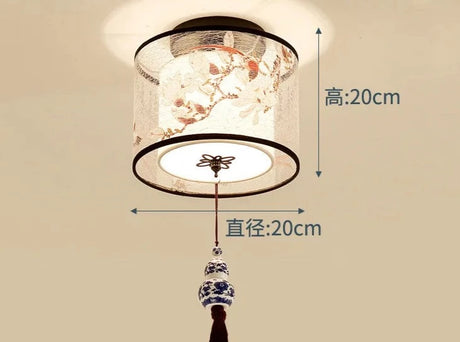 Corridor Warm Ceiling Light Hotel Villa Hotel Entrance Foyer Entrance Balcony Light