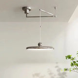 French Rocker arm Hanging Chandelier Light Fixture  Folding LED Colorful Pendant Lamp for Living Room Dining Room Bedroom