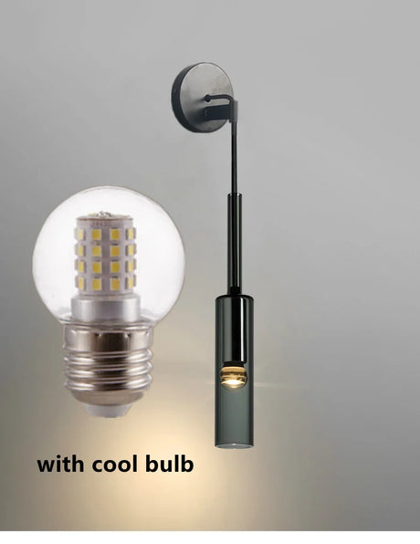 Modern LED Wall Lamps Glass Living Room Bedroom Lighting Bedside Indoor Lights Hotel Light Fixture Home Decoration Wall Lights