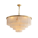 2026 Marble Series Gold Chrome Dimmable Led Chandelier Lighting Lustre Suspension Luminaire Lampen For Living Room
