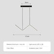 Modern LED Pendant Light Nordic Gold Hanging Chandelier For Tubular Restaurant Kitchen Office Coffee  Indoor Decorative Lamps