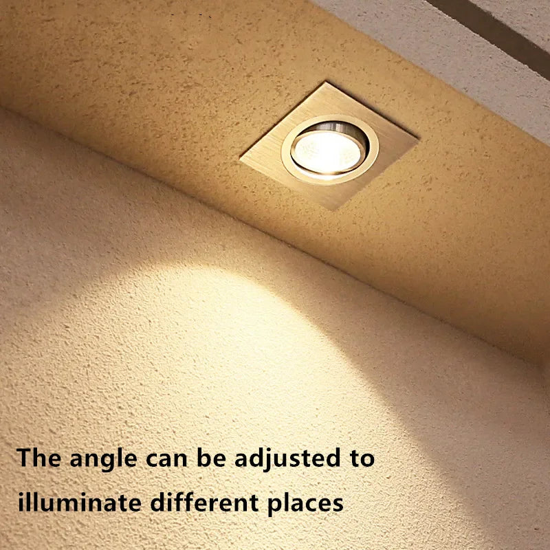 Anti-Glare Recessed Dimmable LED Downlight 9W12W15W18W24W30W COB Ceiling Lamps Spot Light Epistar Chip AC90-260V Indoor Lighting