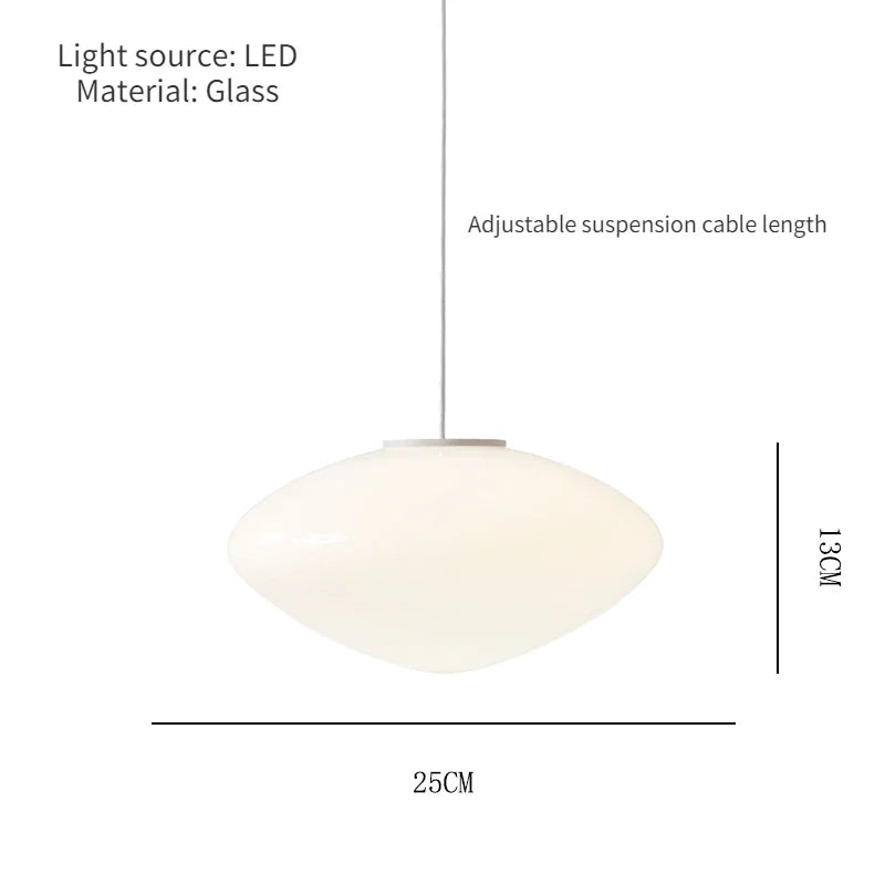 Denmark Designer Kitchen Island Hanging Lamp Glass Suspension Ceiling Light Chandelier for Dining Table