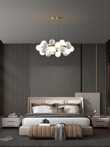 2026 Modern Glass Bubble Chandelier - Dimmable Art Deco Hanging Lamp