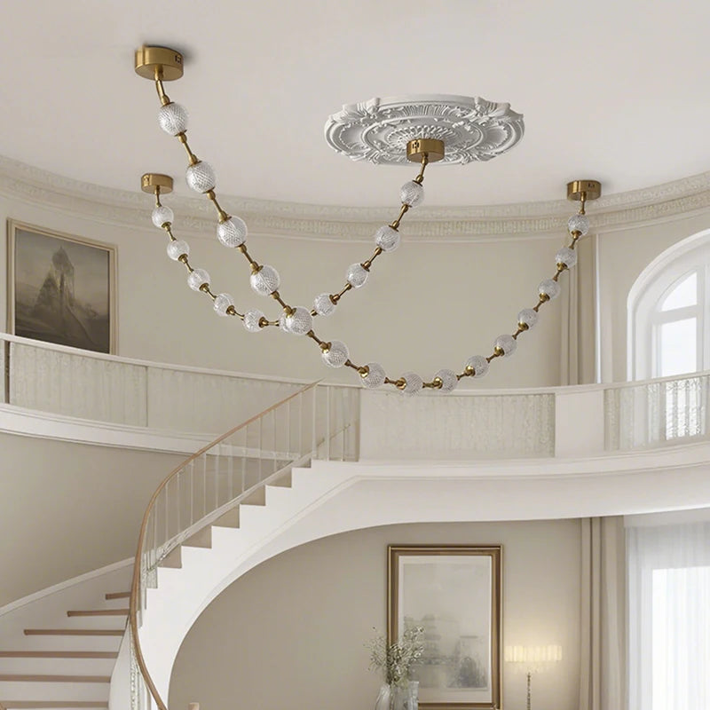 Nordic home decor dining room Pendant lamp lights indoor lighting stair lamp hanging light chandelier lamps for living room