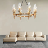 Post Modern Luxury Led Gold Lustre Glass Chandelier Room Decor Pendant Lamp Living Dining Bedroom villa Indoor Lighting Fixtures