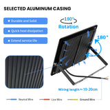 LED Flood Light Outdoor (10W to 200W) AC110V/220V - IP65 Waterproof Garden Spotlight & Exterior Wall Reflector Fixture