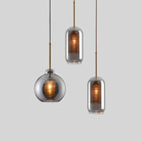 Loft Modern Pendant Light Glass Ball Hanging Lamp Kitchen  Fixture Dining Hanglamp Living Room Ceiling Lamps LED s