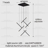 Nordic Pendant Light Modern Living Room Dining Table Lighting Lounge Hanging Restaurant Attic Chandelier Bedroom Ceiling Lamp