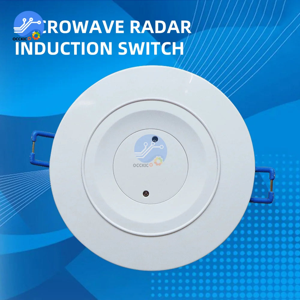 AC 110V-240V 3.7G Embedded Ceiling Microwave Radar Sensor Switch PIR Microwave Radar Body Motion Sensor Module