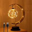 Moon Lamp Night Light with Stand USB/Battery Powered Multicolor Enchanted Lunar Bedside Lamp Moon wishing ball lamp Ramadan 2023