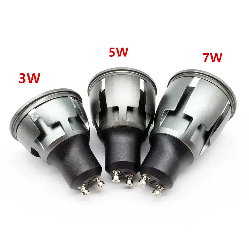 Super Bright Dimmable GU10 / GU5.3 / E27 / MR16 COB 3W 5W 7W LED Bulb Lamp 85-265V 12V Spotlight Warm White / Cold White LED L