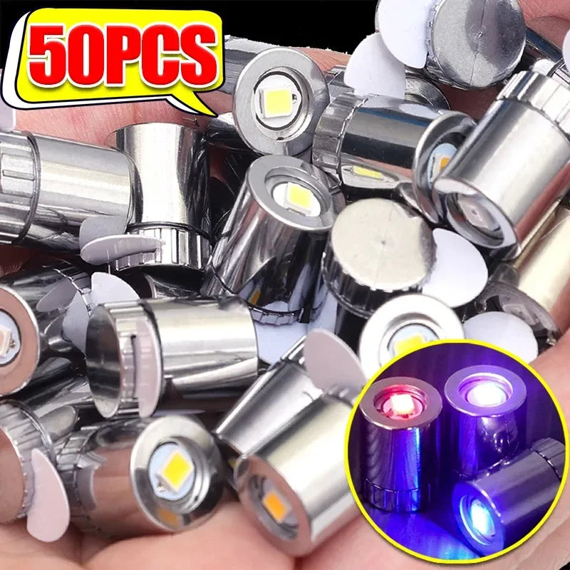 Miniature LED Bulb Replacement Set (1–50 Pcs) - Battery-Operated Mini Luminous Lights