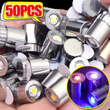 Miniature LED Bulb Replacement Set (1–50 Pcs) - Battery-Operated Mini Luminous Lights