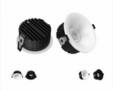 Curved Anti-Glare LED Recessed Downlight - 9W / 12W Dimmable Ceiling Spot