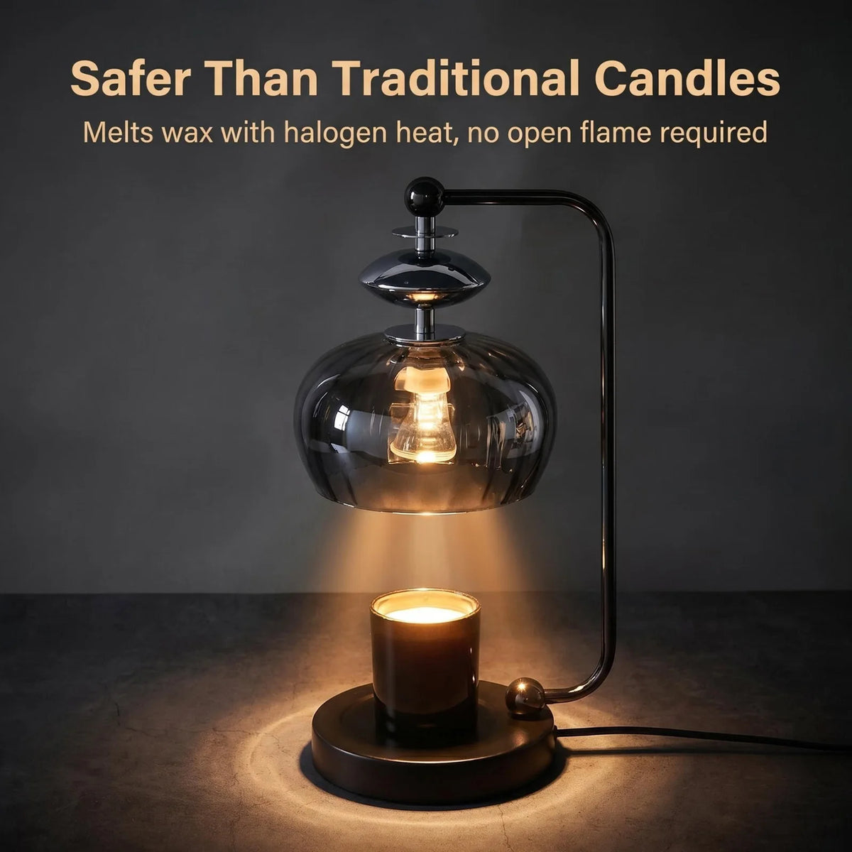 Candle warmer lamp Aromatherapy desk lamp with timer Suitable for home decoration Gifts for family members Wedding birthday gift