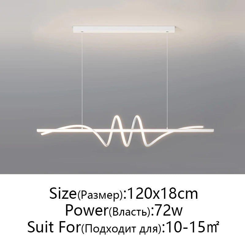 Modern LED Pendant Light - Minimalist Hanging Lamp for Dining Table & Living Room