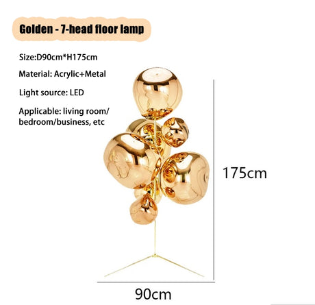 Post Modern Simple Volcanic Lava Floor Lamp Living Room Luxurious Sample Room Designer Highend Atmosphere Vertical Table Lamp