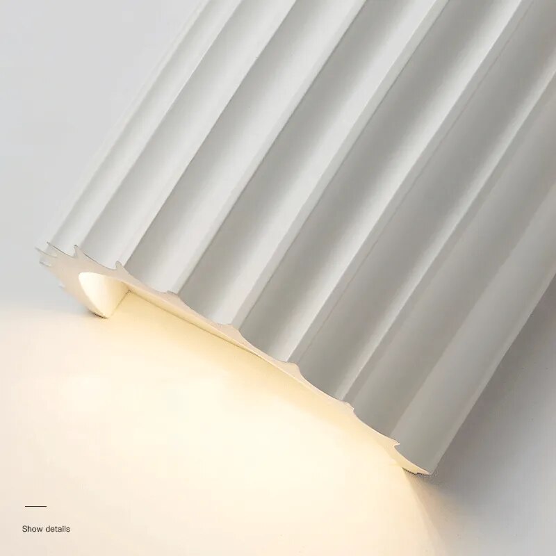 Nordic Aisle Stairway Resin Bedroom Wall Lamp Indoor Modern Creative Lights  Home Decoration Porch Living Room Background Sconce
