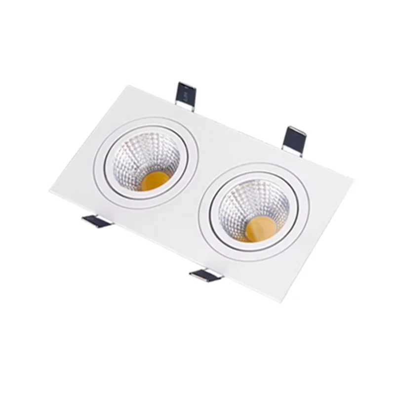 Anti-Glare Recessed Dimmable LED Downlight 9W12W15W18W24W30W COB Ceiling Lamps Spot Light Epistar Chip AC90-260V Indoor Lighting