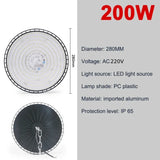 UFO High Bay LED Light (100W/150W/200W) 220V - Super Bright Industrial Warehouse & Garage Ceiling Light (Warm/Cool White)