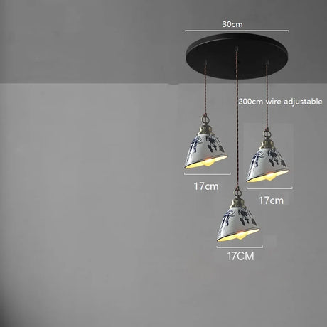 Modern Simple Ceramic LED Pendant Lamp Home Indoor Decors Lighting Bedroom Restaurant Dinning Living Room Lights Hang lamp