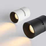 Folding Surface Mount LED Spotlight - No-Drill Anti-Glare Ceiling Downlight