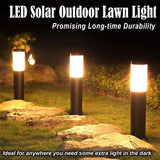 37.5*6cm Solar Garden Light Cylindrical Auto Lighting 6000k Exterior Lights Terraces Decoration Lantern Waterproof Outdoor