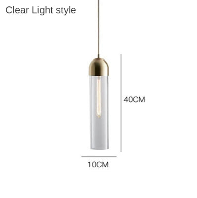 Modern LED Pendant Lamp Gray Glass Hanging Suspension Bedroom Kitchen Living Home Hall Indoor Decors Bar Nordic Lighting Lights