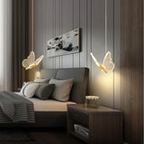 LED Pendant Light Fixture Butterfly Hanging Lamps For Ceiling Kitchen Bedside Living Room Decor Pendant Lamp
