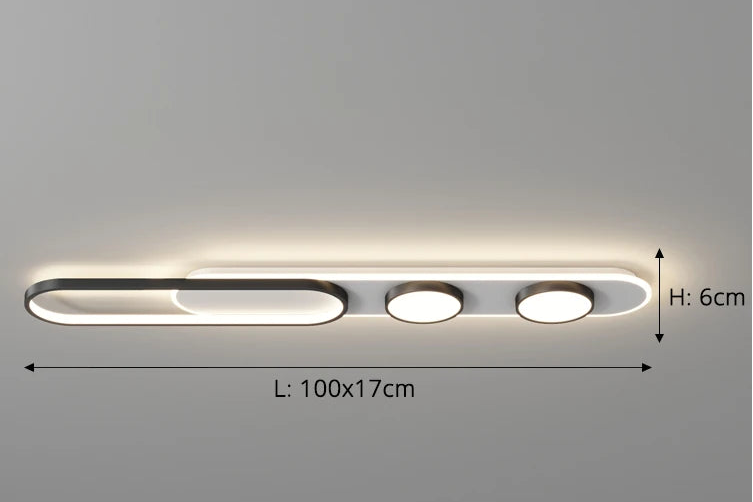 Nordic LED Ceiling Lamp For Bedroom Study Foyer Corridor Cloakroom Simple Indoor Home Decor Ceiling Lamps