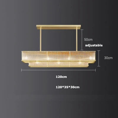 E14 LED Retro American Copper Golden Round Linear Pendant Lights.Pendant Light Suspension Luminaire Lampen For Dinning Room