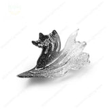 2026 New French Amber Ginkgo Leaf Lustre Chandelier, Custom Can Light Hardware Pendant Lamp for Restaurant, Decor for Ceilings