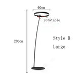 Ring Fishing Floor Lamp Room Decor Golden Long Pole Modern Simple LED Minimalist Light Luxury Designer Vertical Table Lamps