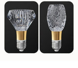 Acrylic Crystal Mini Pendant Light 2pcs - E27/E14 LED Fairy Lamp for Bedroom & Kitchen, Warm White/Cold White, 110V-220V
